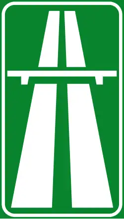 Italian Autostrada symbol