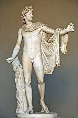 After Leochares Apollo Belvedere Museo Pio-Clementino