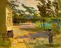 Courtyard in Sunshine (1928)