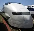 Preserved car 322-9001 of prototype set J1 at Hamamatsu Works in July 2007