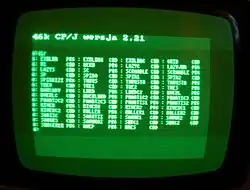 Elwro 804 Junior PC running CP/M
