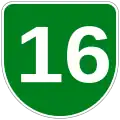 Nagoya Expressway No.16 Ichinomiya Route shield