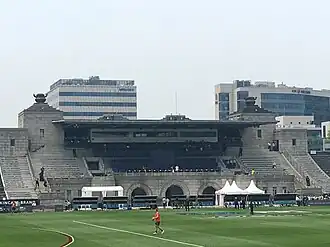 Jiangwan Stadium the venue for the first Australian Football League matches played in China in 2010