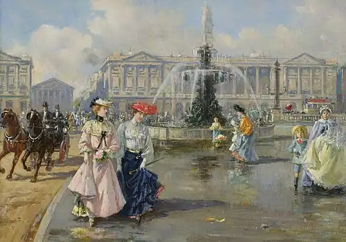 The Hôtel de la Marine in 1872