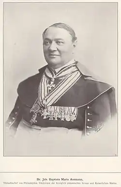 Military bishop Johannes Maria Assmann&nbsp;[de]