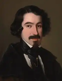 El escritor José de Espronceda, portrait by Antonio María Esquivel (c. 1845) (Museo del Prado, Madrid)[7]