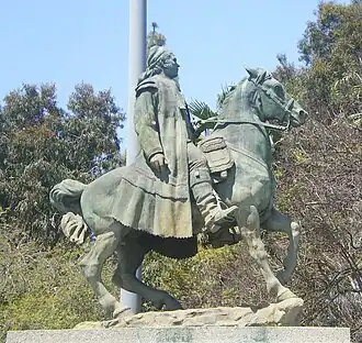 Equestrian statue of José María Morelos, Los Angeles