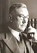 A photograph of Josef Hoop in 1945.
