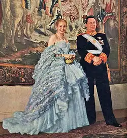 President Juan Perón and First Lady Eva Duarte First Lady, 1946–1952