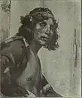 Julius Rolshoven, The Sun, Tesuque Pueblo Indian, 1921