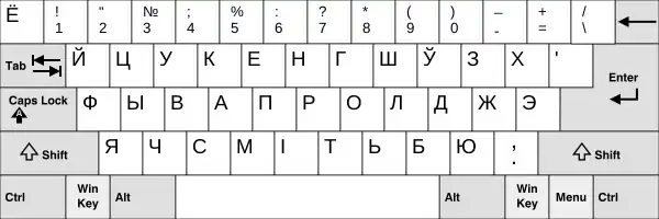 Belarusian keyboard layout