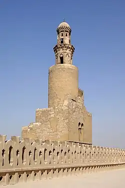 Minaret of the Mosque of Ibn Tulun, Egypt, inspired by the malwiya