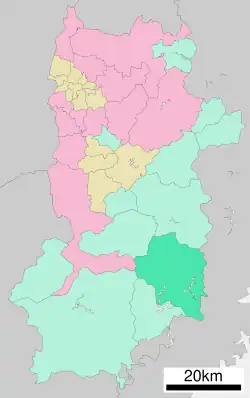 Location of Kamikitayama