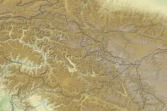 Map showing the location of Godwin-Austen