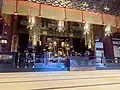 Inside the main hall