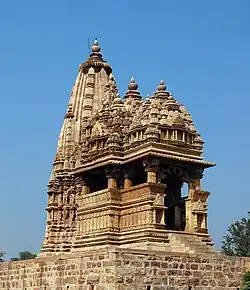 Javari temple at Khajuraho
