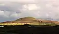 Knock of Luce (Knock Fell), view of Fort location from Mull of Sinniness