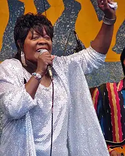 Taylor at the New Orleans Jazz & Heritage Festival, 2006