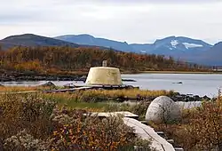 Three-Country Cairn is the point at which the international borders of Sweden, Norway and Finland meet