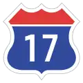 Expressway No.17 shield}}