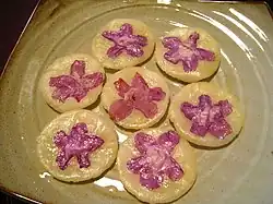 Hwajeon (flower pancakes)