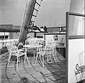 Terrace next to the mill