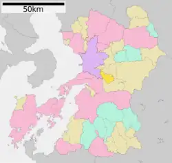 Location of Kōsa