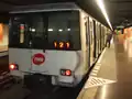 4000 series train at Hospital de Bellvitge station