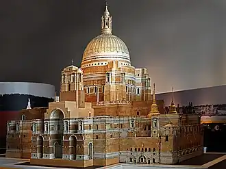 Architectural model of unrealised design for Liverpool Metropolitan Cathedral (1933)[58]