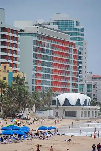 The La Concha Resort is a luxury resort located at the Condado oceanfront within the district of Santurce