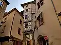 The rear of the Pedde du Coin des Hasards&nbsp;[fr].