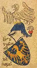 Arms of Vladislaus II of Opole from Gelre Armorial