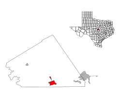 Location of Lampasas, Texas