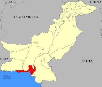Las Bela in Pakistan 1955 (in red)