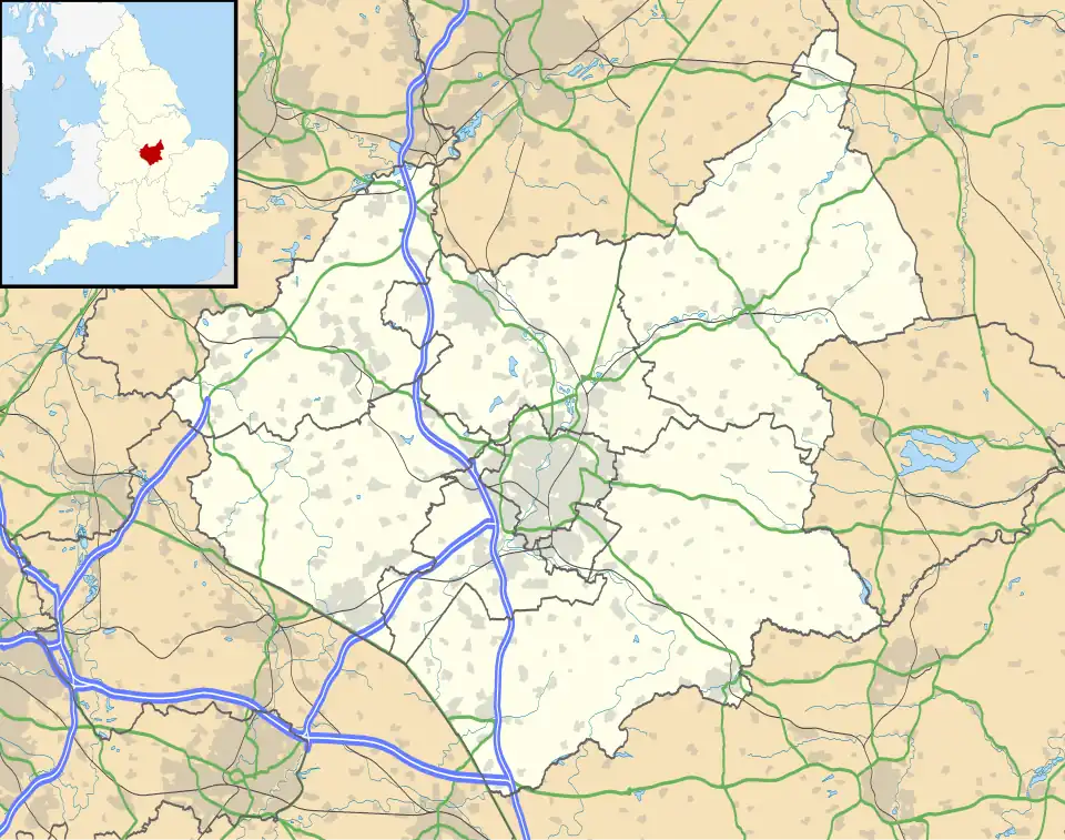 RAF Lindley is located in Leicestershire