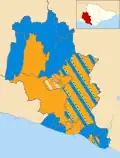 2011 results map