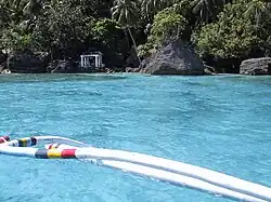 Sea in the island