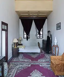 A small simply furnished bedroom