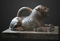 Lion weight; 6th–4th century BC; bronze; height: 29.5&nbsp;cm; Louvre