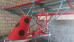 Glider BrO-18 Boružė (Ladybird), 1975. Smallest glider in the world.