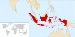 Location in West Nusa Tenggara Province, Indonesia