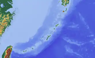 2025 Tokara Islands earthquakes is located in Ryukyu Islands