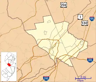 Carver Center (Trenton, New Jersey) is located in Mercer County, New Jersey