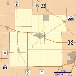Tunker is located in Whitley County, Indiana