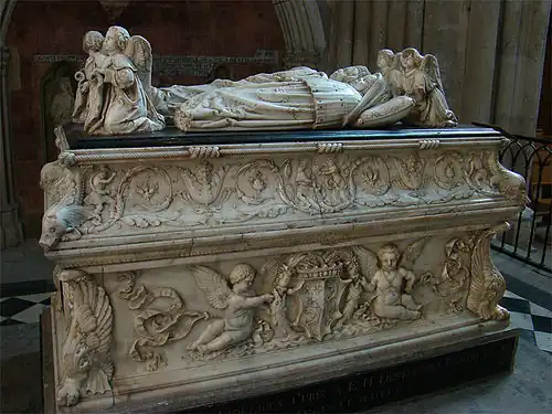 The tomb of the two children of Charles VIII of France and Anne de Bretagne (1506)