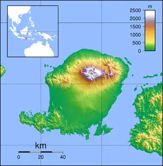 Tanjung is located in Lombok