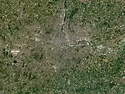 Image 3Satellite image by Sentinel-2 satellite (from Geography of London)
