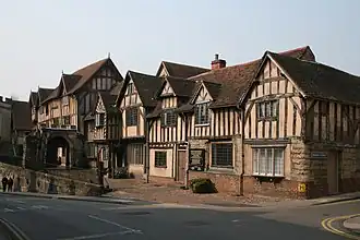 Lord Leycester Hospital, an old hospital in Warwick