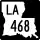 Louisiana Highway 468 marker