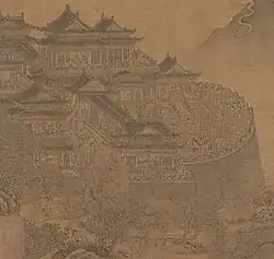 Lü Dongbin passing Yueyang Tower